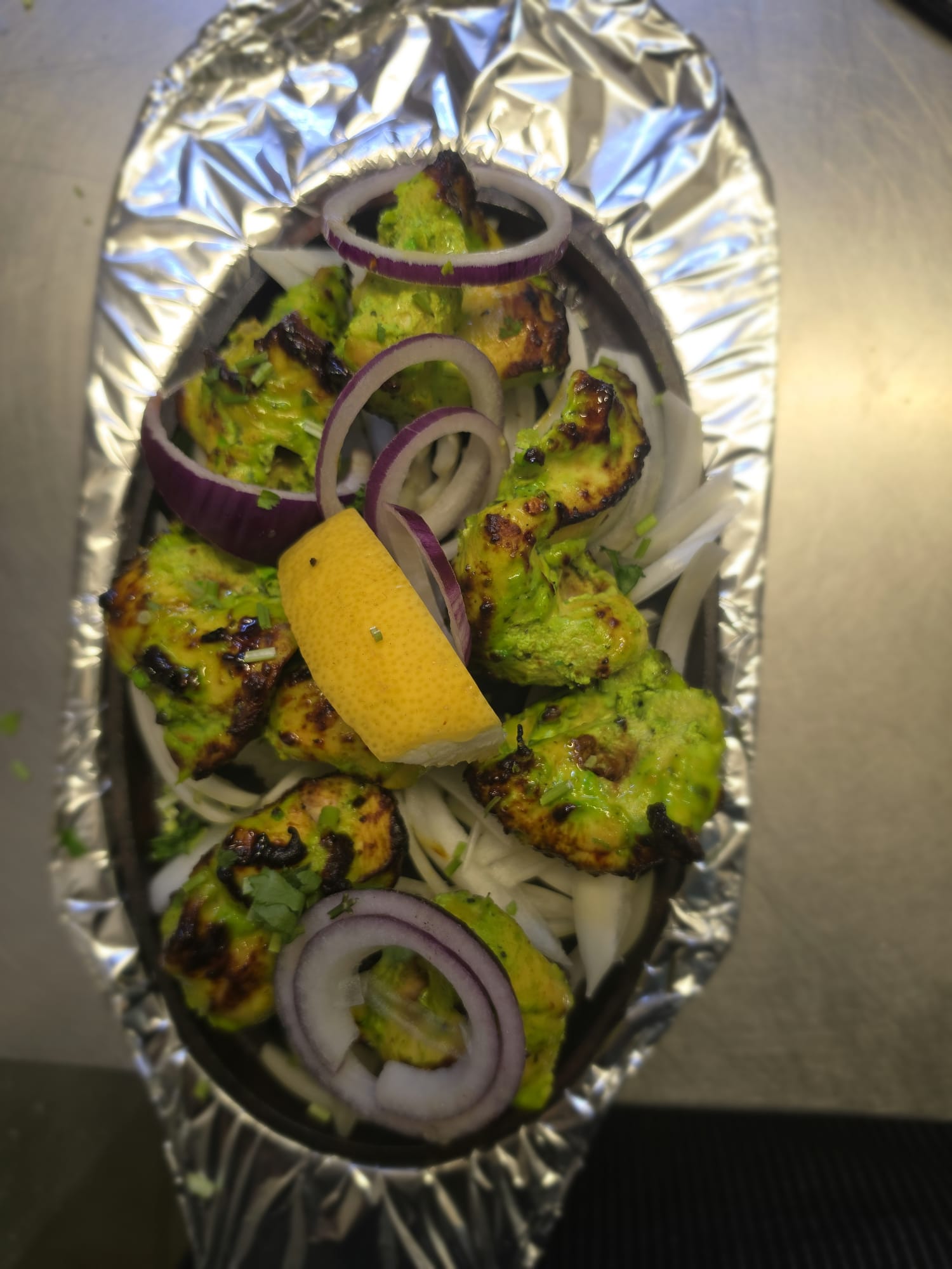 CHICKEN HARIYALI KEBAB